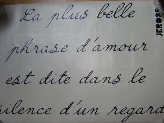 Muursticker Ambiance Sticker La plus belle phrase de l'amour, Verzenden, Nieuw