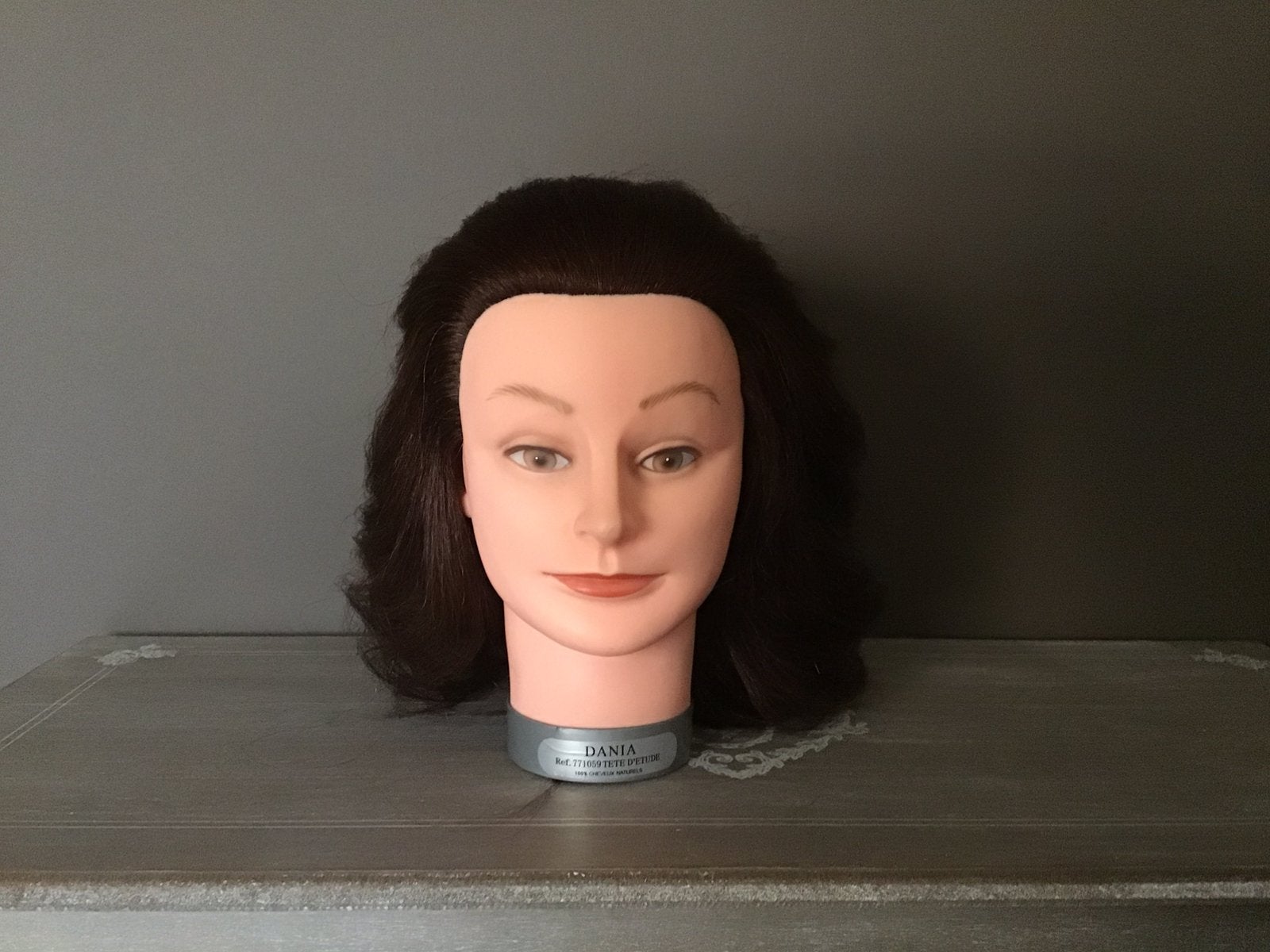 Oefenhoofd echt haar met tafelstang, Enlèvement, Neuf
