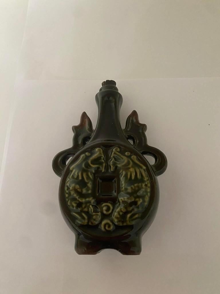 Porcelaine - Bouteille en liège oriental, Antiquités & Art, Enlèvement ou Envoi