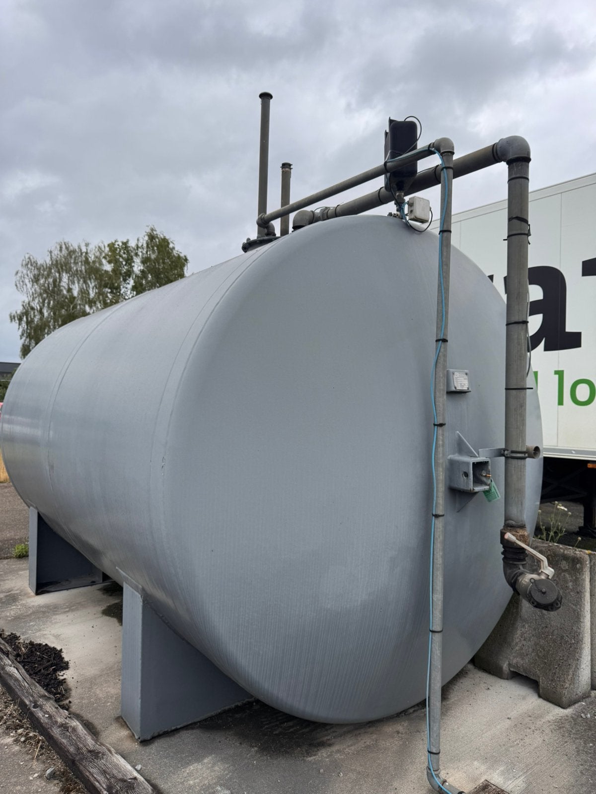 20m3 Dubbelwandige diesel-, mazout tank, 150 liter of meer, Ophalen of Verzenden, Gebruikt, Metaal