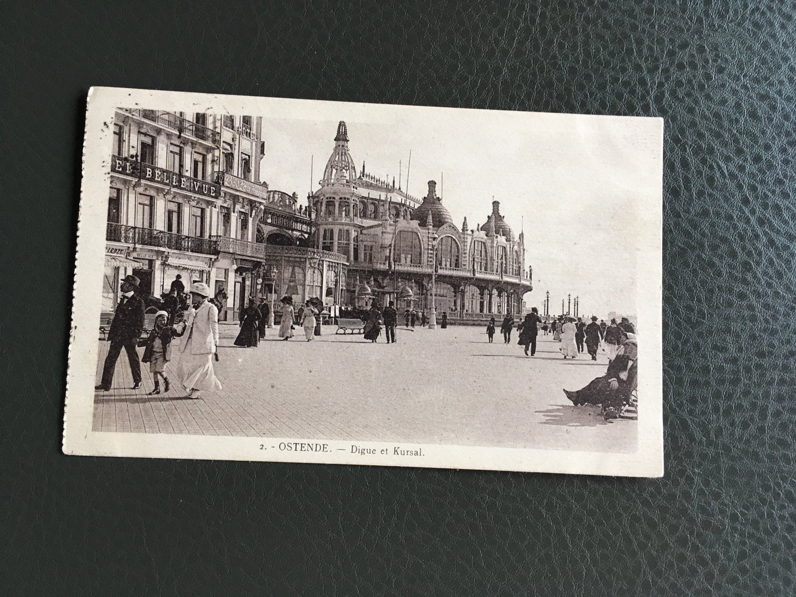 Ostende Digue et Kursal, Envoi, Affranchie
