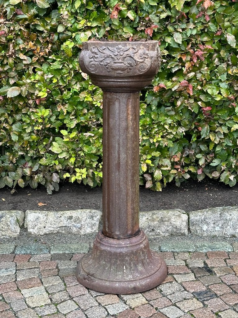oude gietijzeren zuil - hoogte 95 cm, Ophalen