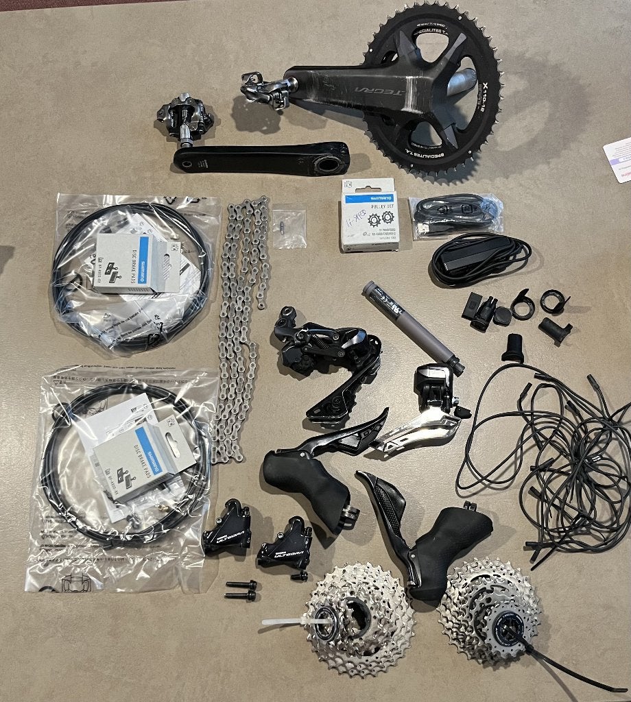 Shimano Ultegra Di2 groepset, Fietsen en Brommers, Gebruikt, Overige materialen, Shimano Ultegra, Ophalen of Verzenden