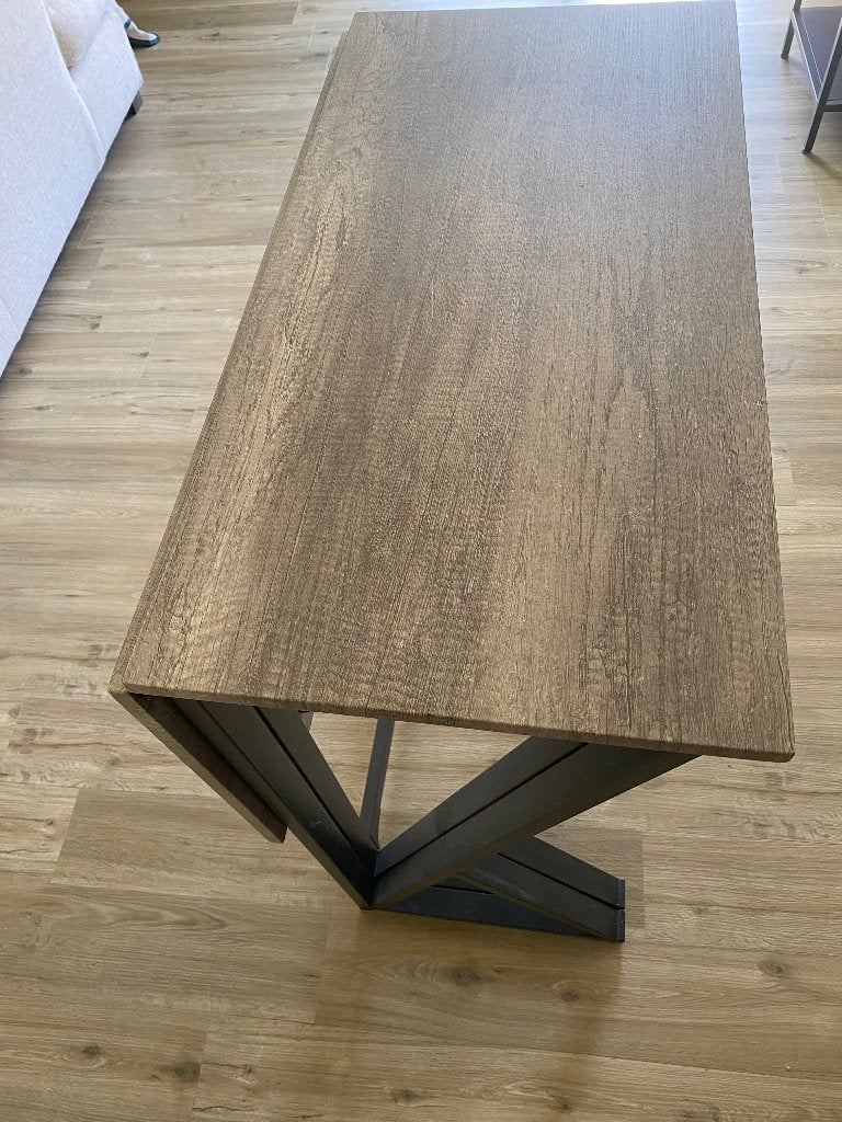 Inklapbare tafel of buro, Huis en Inrichting, Ophalen, Zo goed als nieuw, Overige materialen