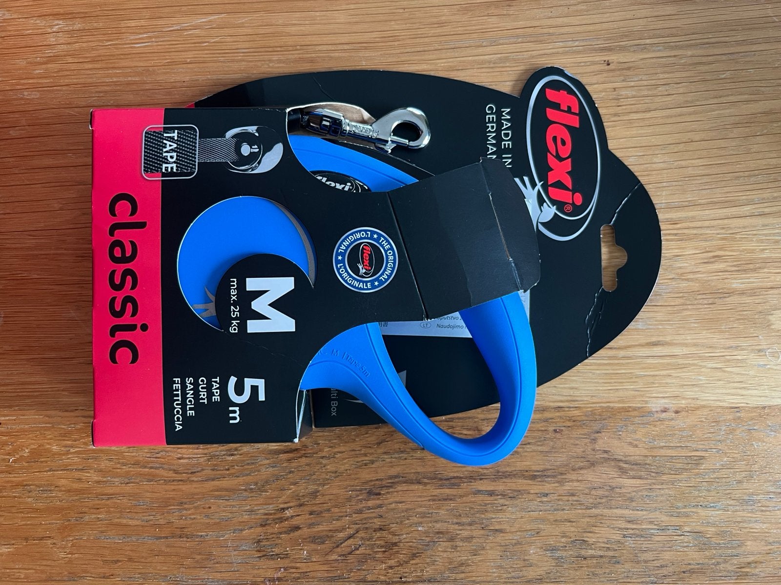 Flexi leiband 5 M, Dieren en Toebehoren, Ophalen of Verzenden, Zo goed als nieuw, Hondenriem
