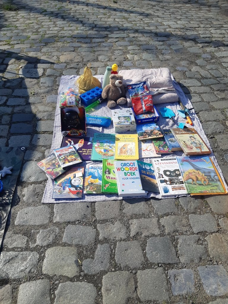 Rommelmarkt berlare vandaag, Ophalen, Gebruikt