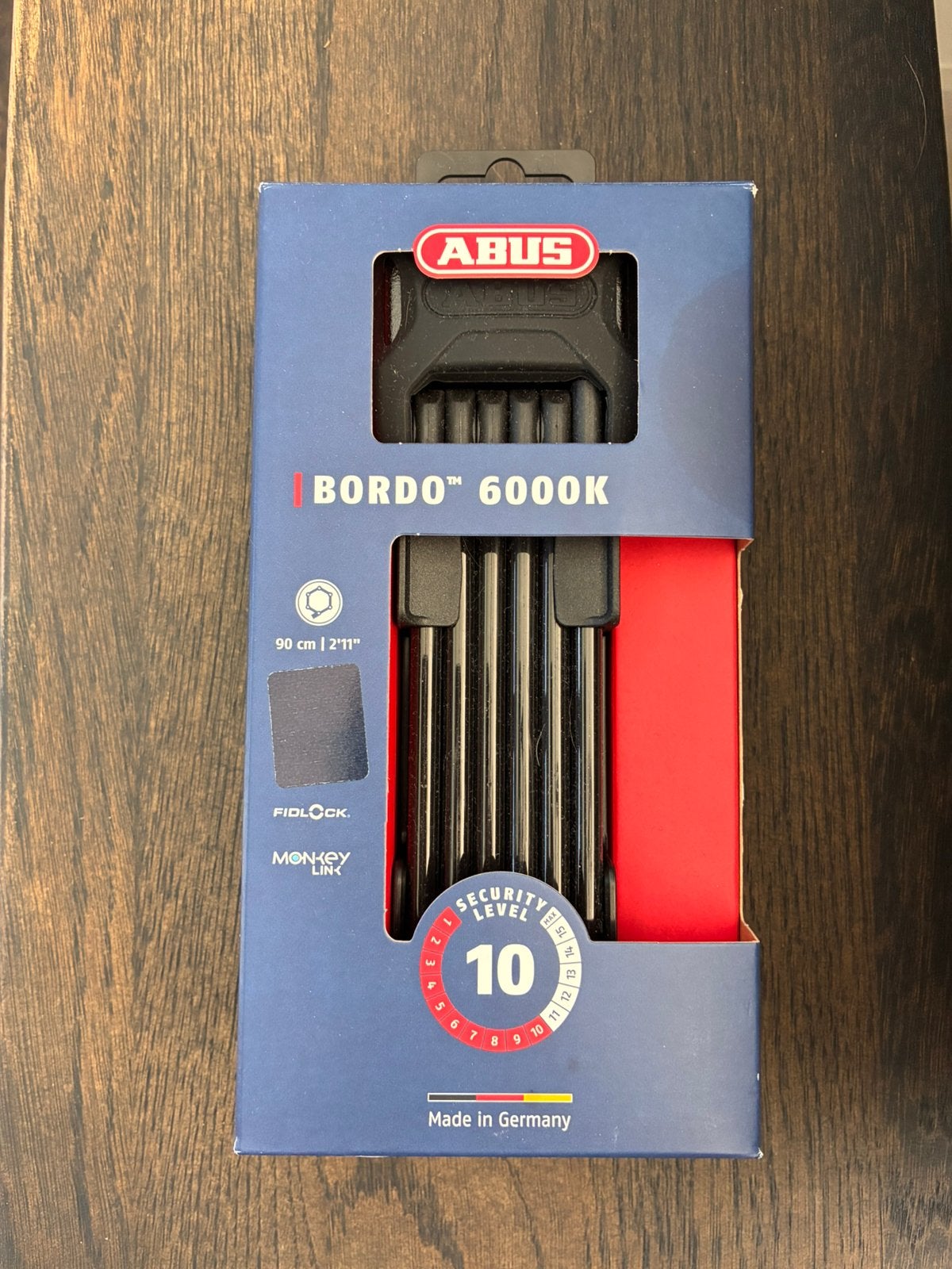 Abus Bordo 6000 K vouwslot (NIEUW), Ophalen of Verzenden, Nieuw, Vouwslot