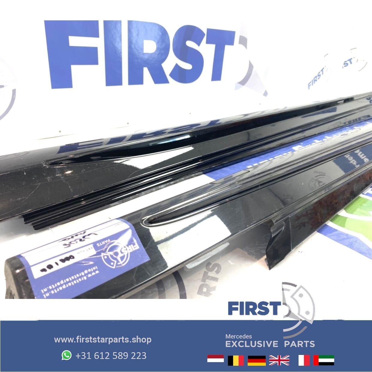 W205 S205 AMG sideskirts Mercedes C Klasse 2014-2021 AMG zij, Utilisé, -, -, Enlèvement ou Envoi