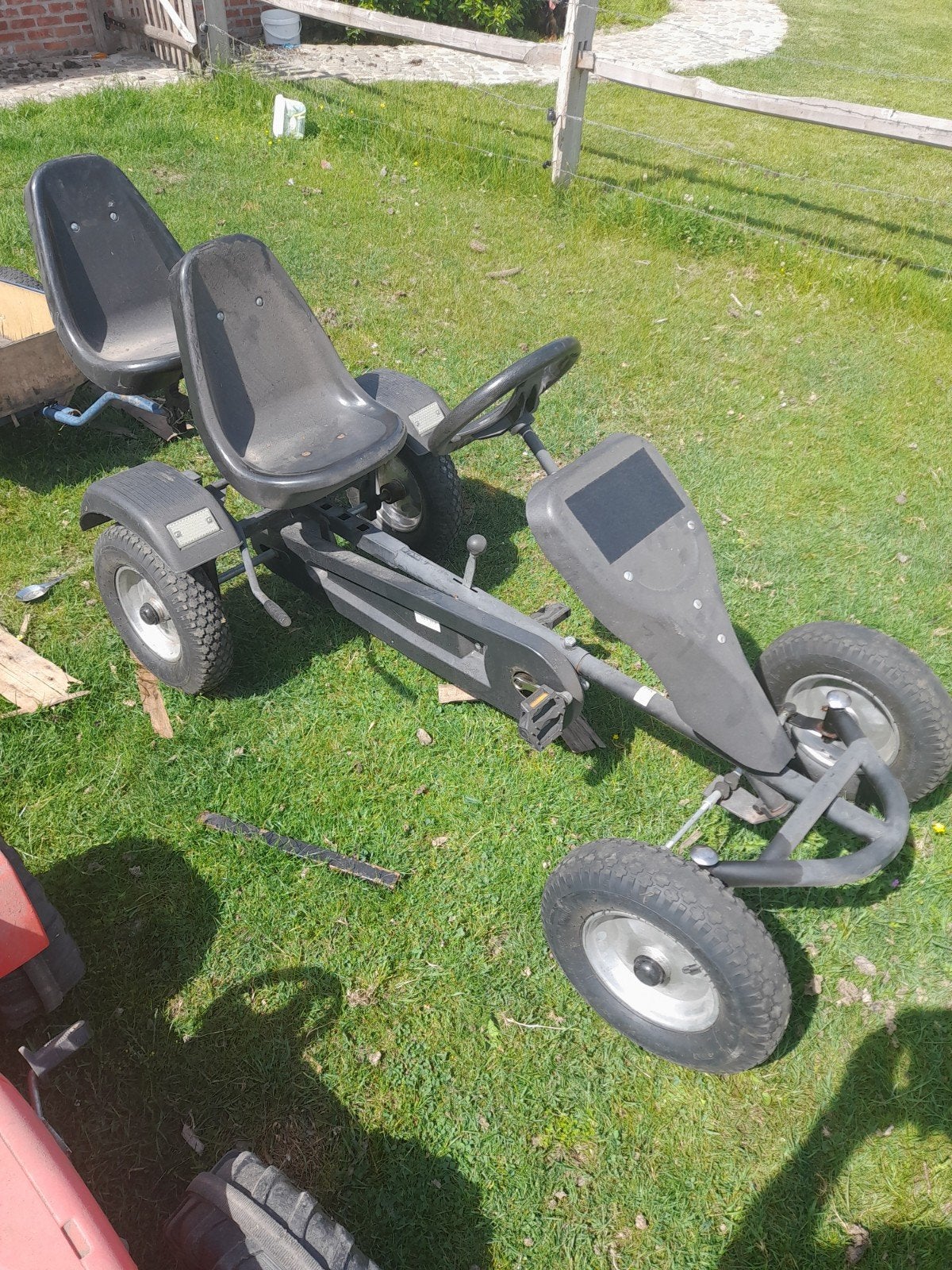 Go cart, Kinderen en Baby's, Speelgoed | Buiten | Skelters, Ophalen, Gebruikt, Overige merken, Duozit