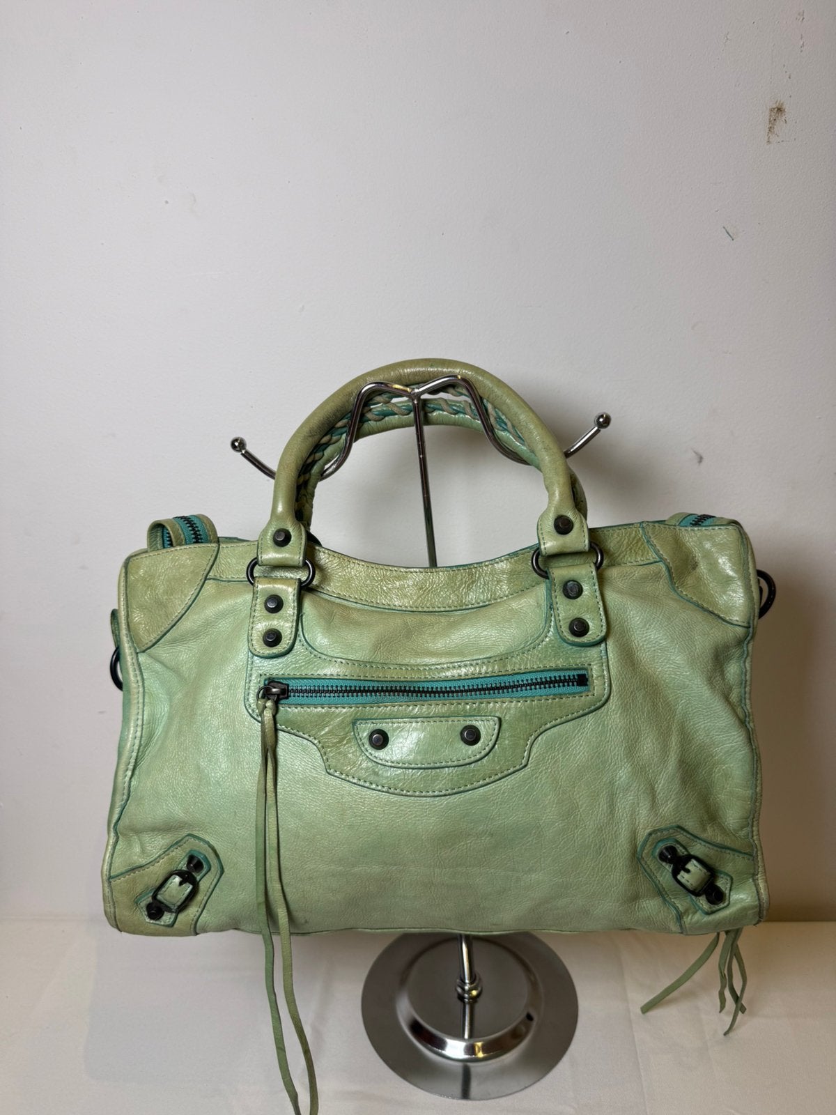 Balenciaga City Bag in lichtgrijs, Ophalen of Verzenden, Zo goed als nieuw