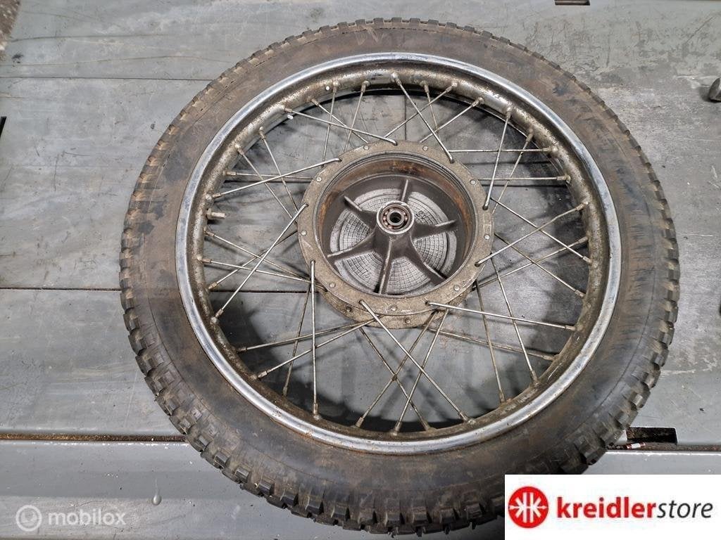 Kreidler RS Achterwiel met 160 mm Leleu naaf groot, Enlèvement ou Envoi, Kreidler, Utilisé, Kreidler