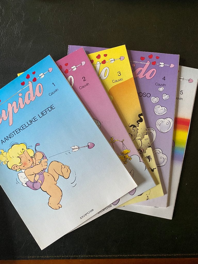 Strips Cupido 1-8, Malik., Ophalen of Verzenden, Zo goed als nieuw, Meerdere stripboeken