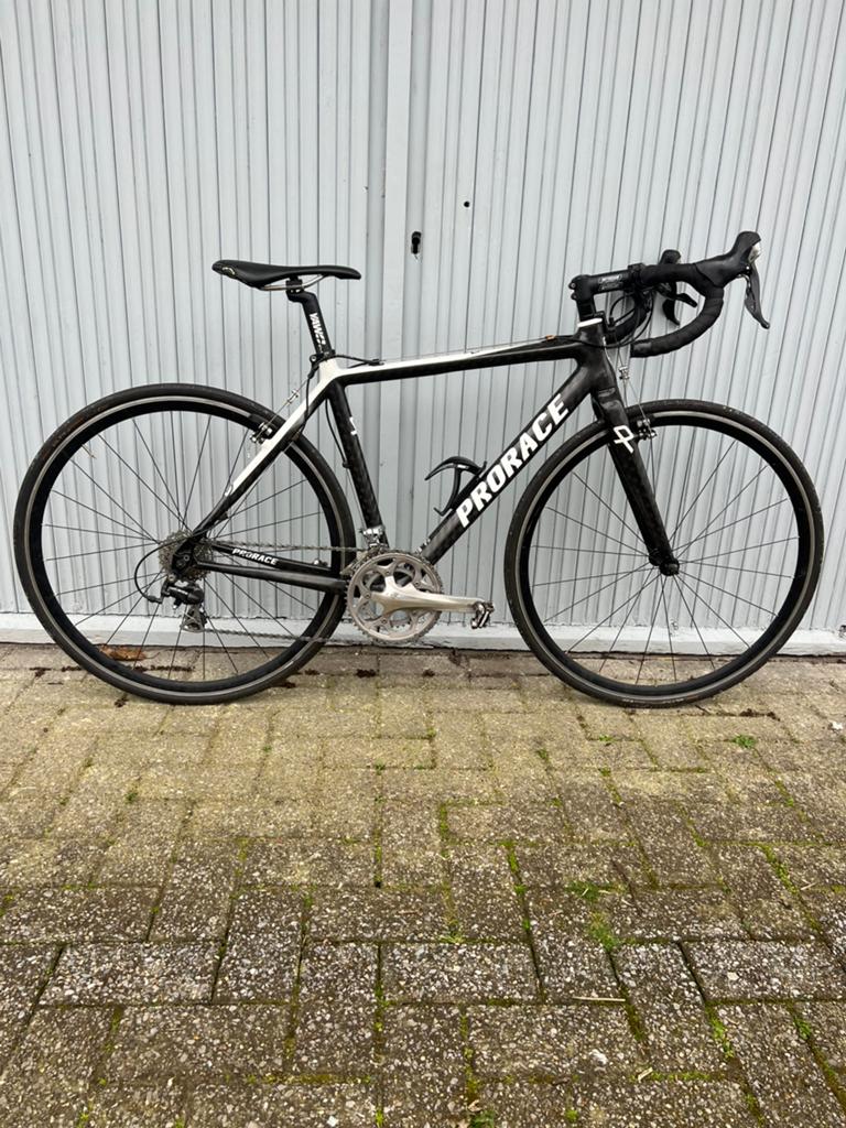 Prachtige PRORACE Carbon Topstaat, Shimano 105!, Fietsen en Brommers, Ophalen of Verzenden, Zo goed als nieuw
