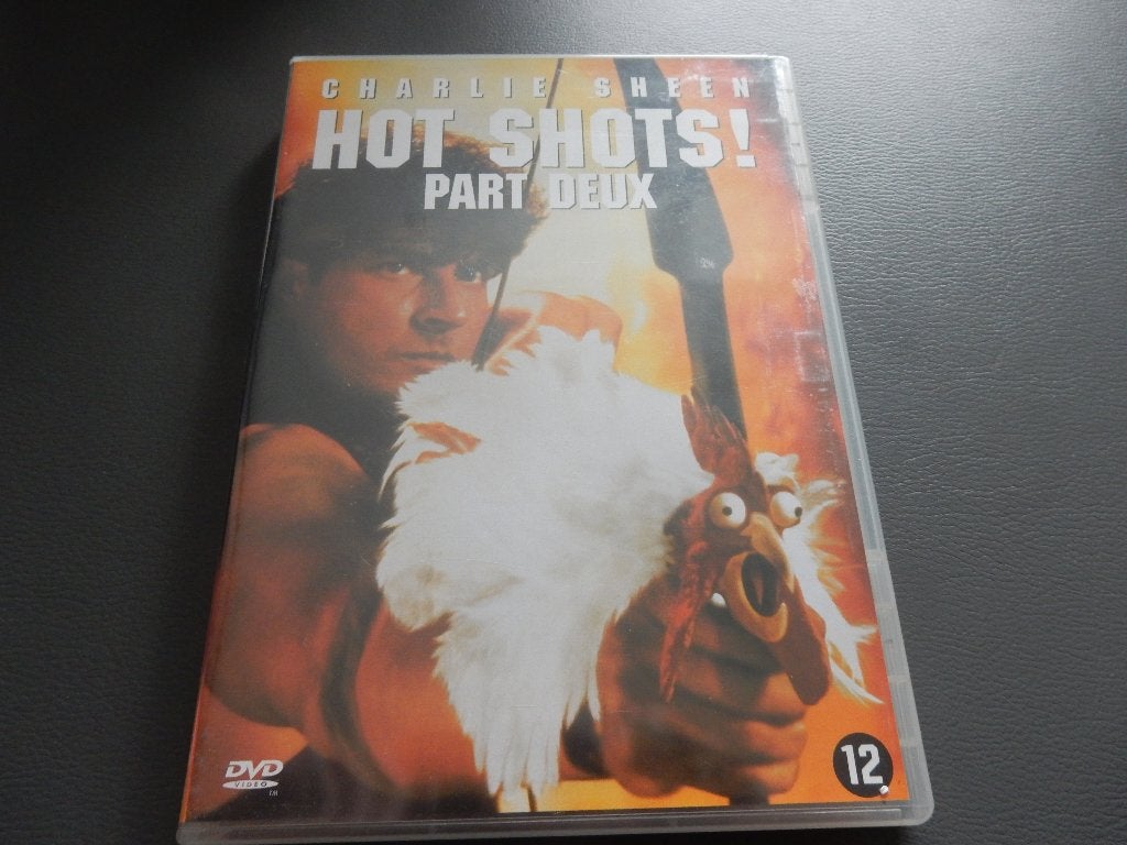 nr.991 - Dvd: hot shots - part deux - komedie, Cd's en Dvd's, Dvd's | Komedie, Alle leeftijden, Nederlands, Ophalen of Verzenden