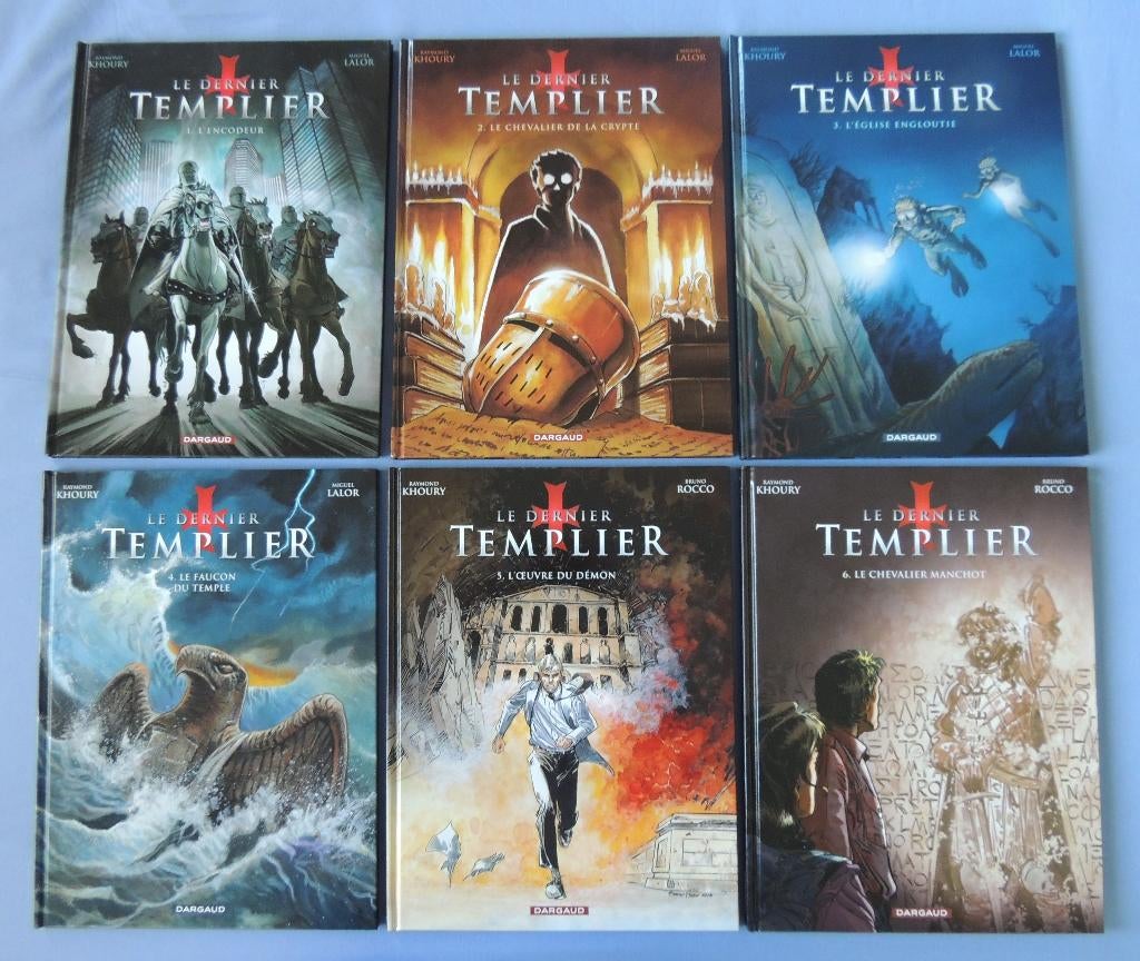 Le dernier Templier Série complète 2, 5 et 6 EO, Raymond Khoury, Enlèvement ou Envoi, Série complète ou Série, Comme neuf