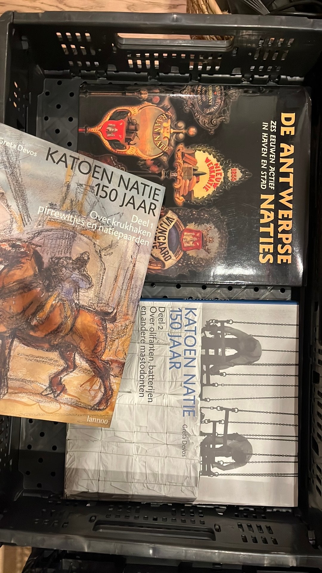 150 jaar katoen natie + de Antwerpse Naties, Ophalen of Verzenden, Nieuw