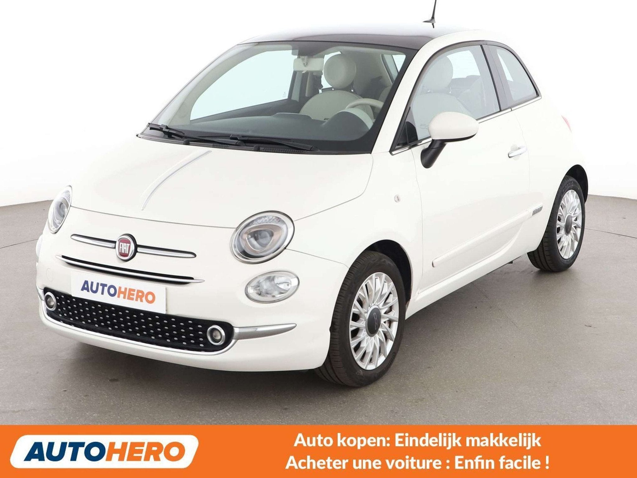 Fiat 500 1.2 Lounge (bj 2015), Auto's, Fiat, Voorwielaandrijving, 4 zetels, Stof, Gebruikt