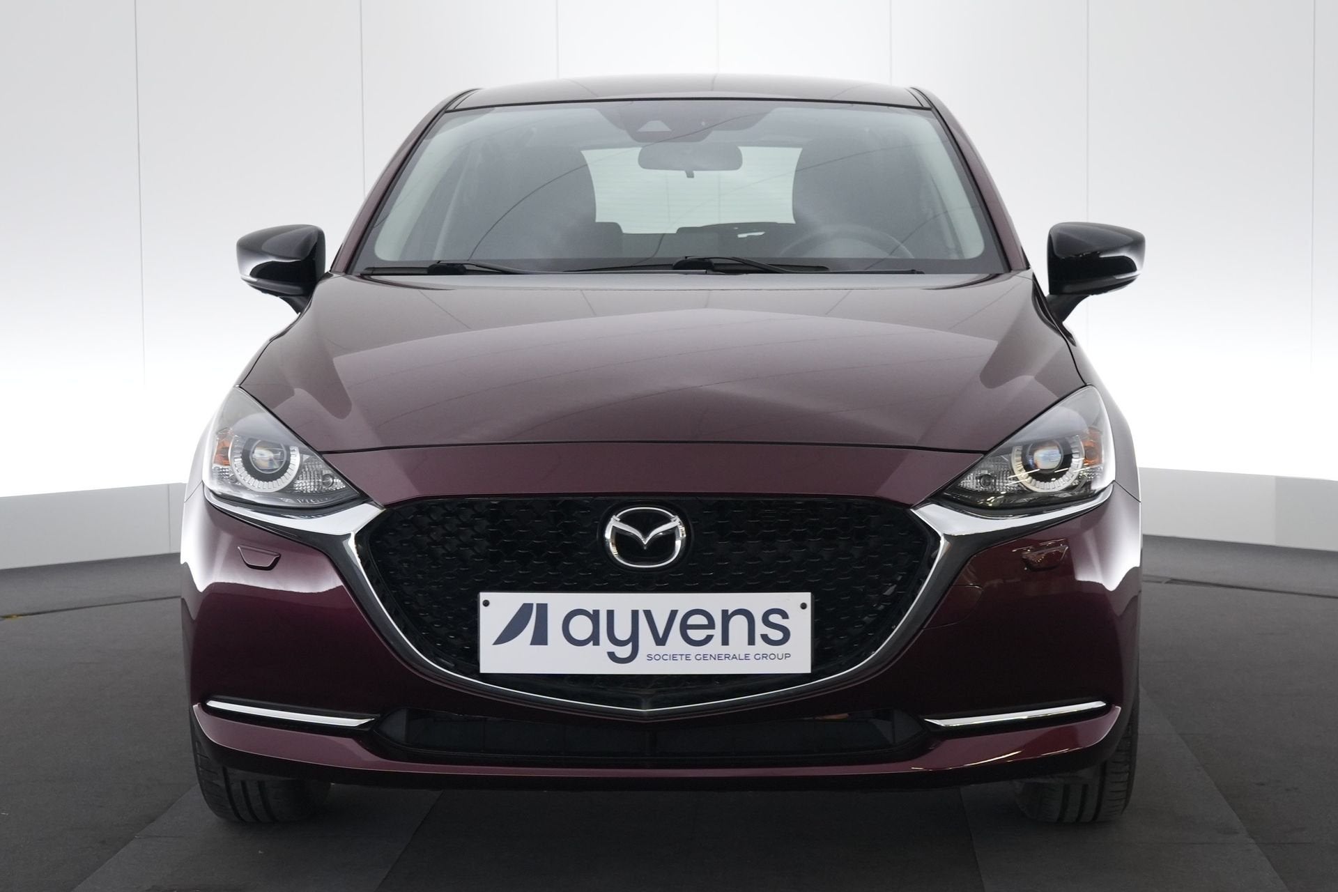 (2CLT485) MAZDA 2, Autos, Rouge, 90 ch, Euro 6, Entreprise