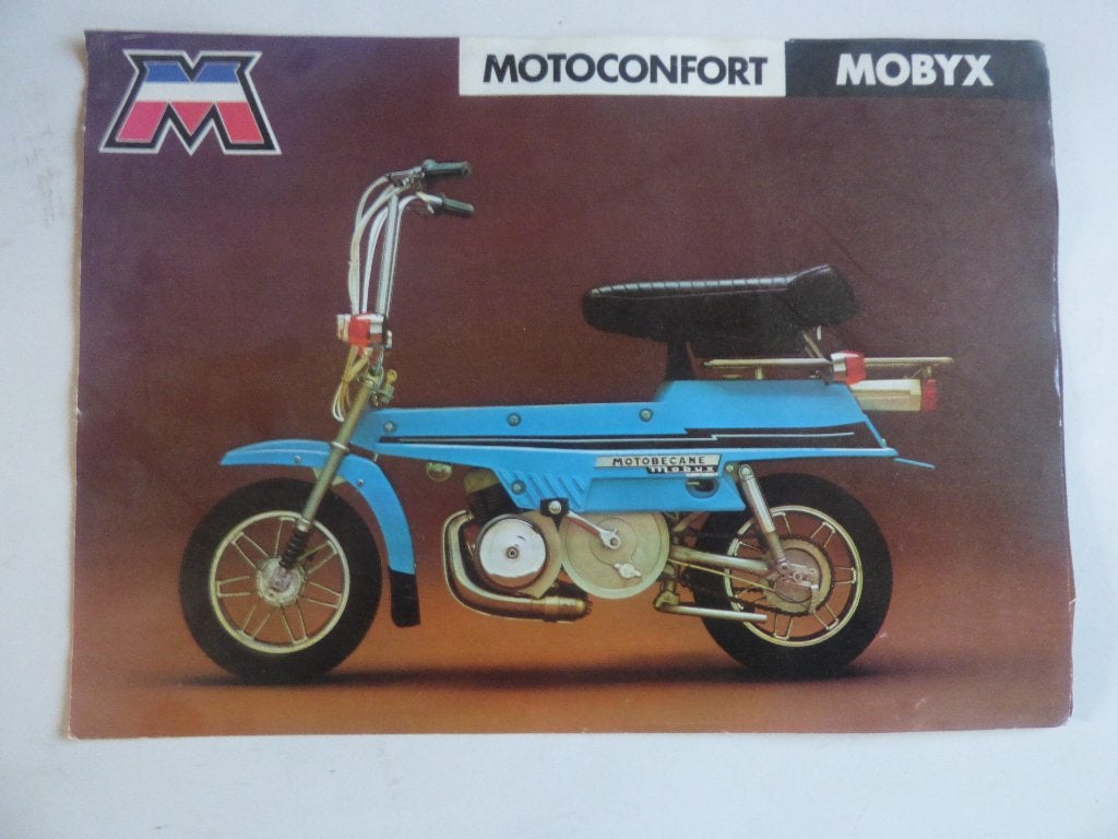 BROCHURE MOTOBECANE MOTOCONFORT MOBYX, Enlèvement ou Envoi, Utilisé