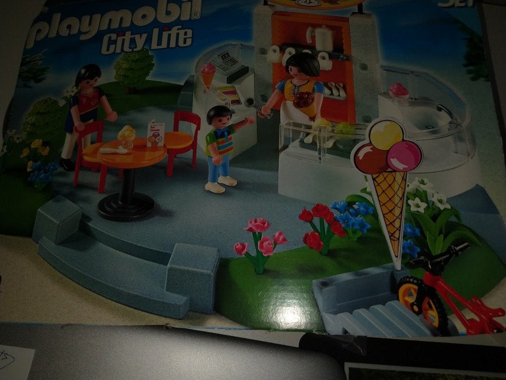playmobil: ijs salon, Ophalen of Verzenden, Zo goed als nieuw, Complete set