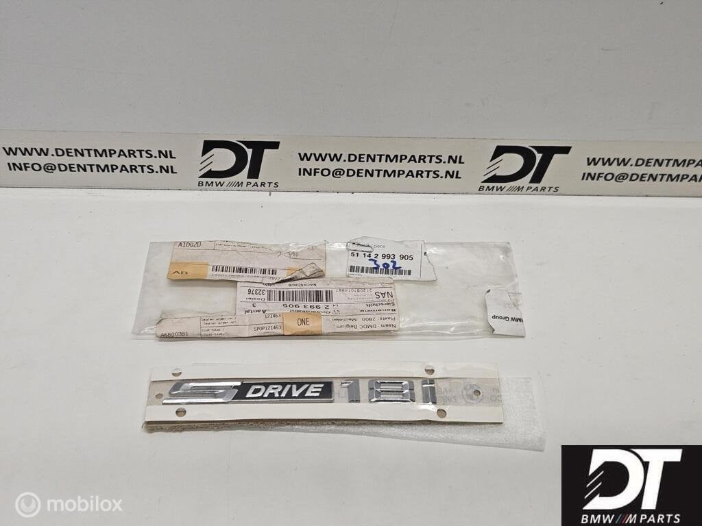 Embleem S DRIVE 18I BMW X1 E84 51147362663, Nieuw, Ophalen of Verzenden, BMW, BMW