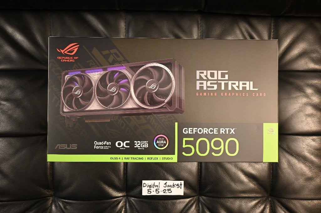 Asus Rtx 5090 Rog Astral Oc 32Gb (sous garantie), Informatique & Logiciels, Enlèvement ou Envoi, Comme neuf, PCI-Express 5, Nvidia