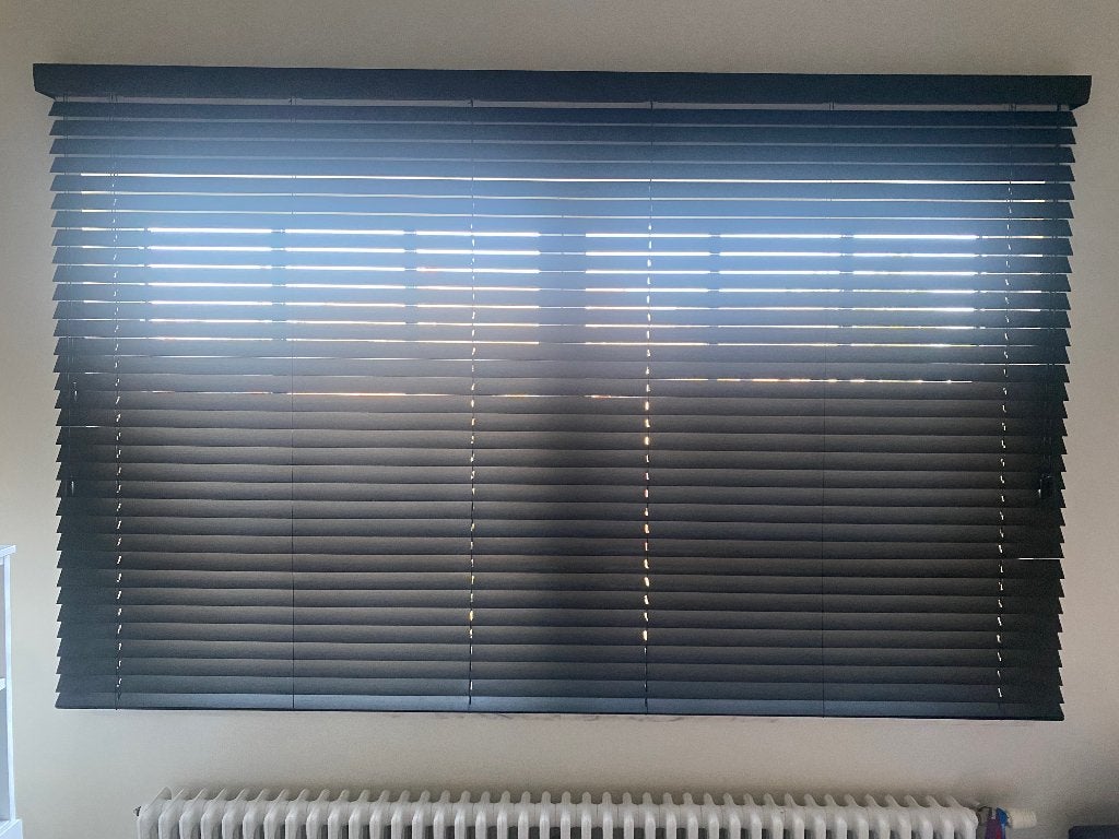 Houten jaloezie B150xH250, Neuf, Autres marques, 250 cm, Enlèvement