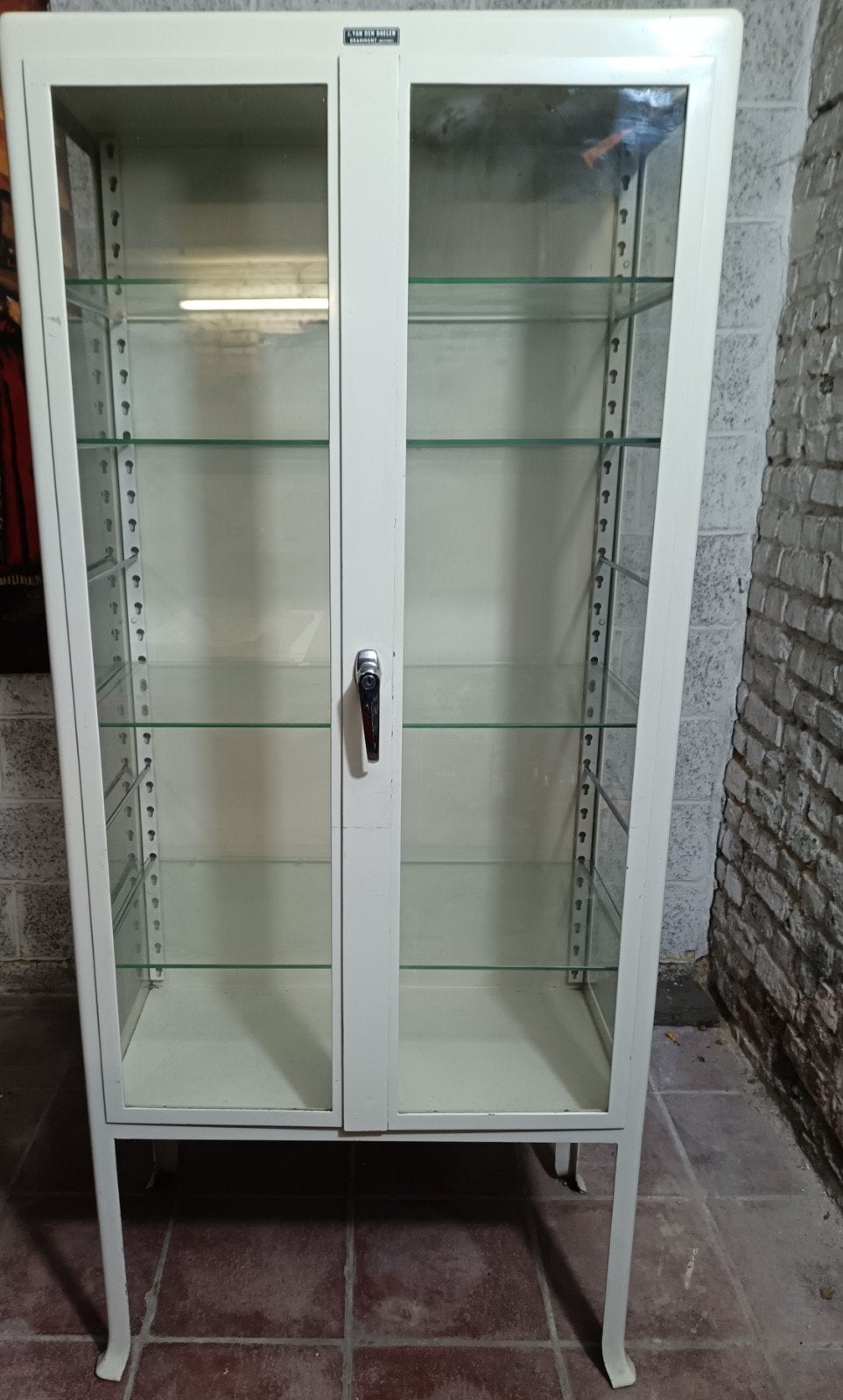 Vitrine médicale vintage, Enlèvement ou Envoi, Verre