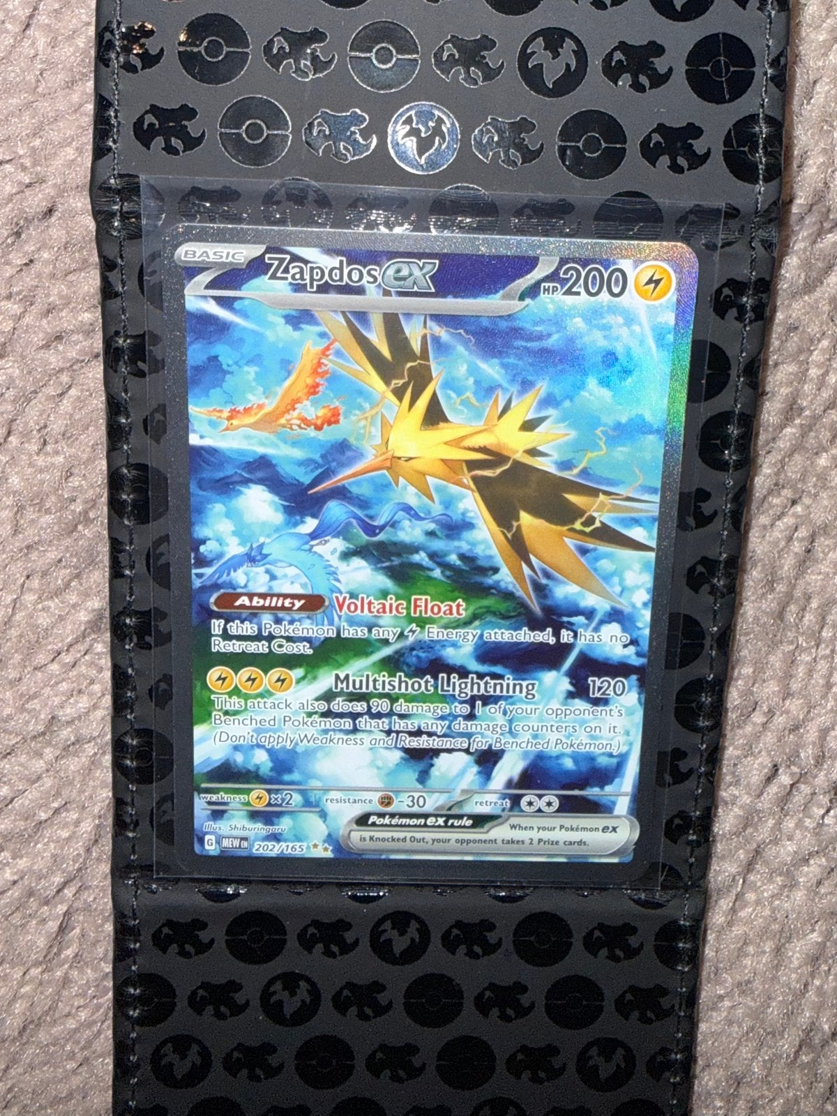 Pokémon kaart Zapdos 151 nummer 202, Ophalen of Verzenden, Nieuw