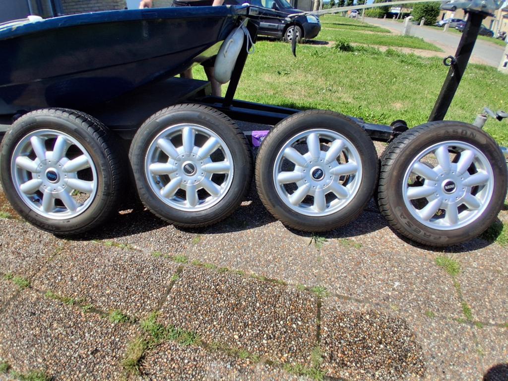 Mini cooper velgen, Gebruikt, 15 inch, 175 mm, Ophalen of Verzenden