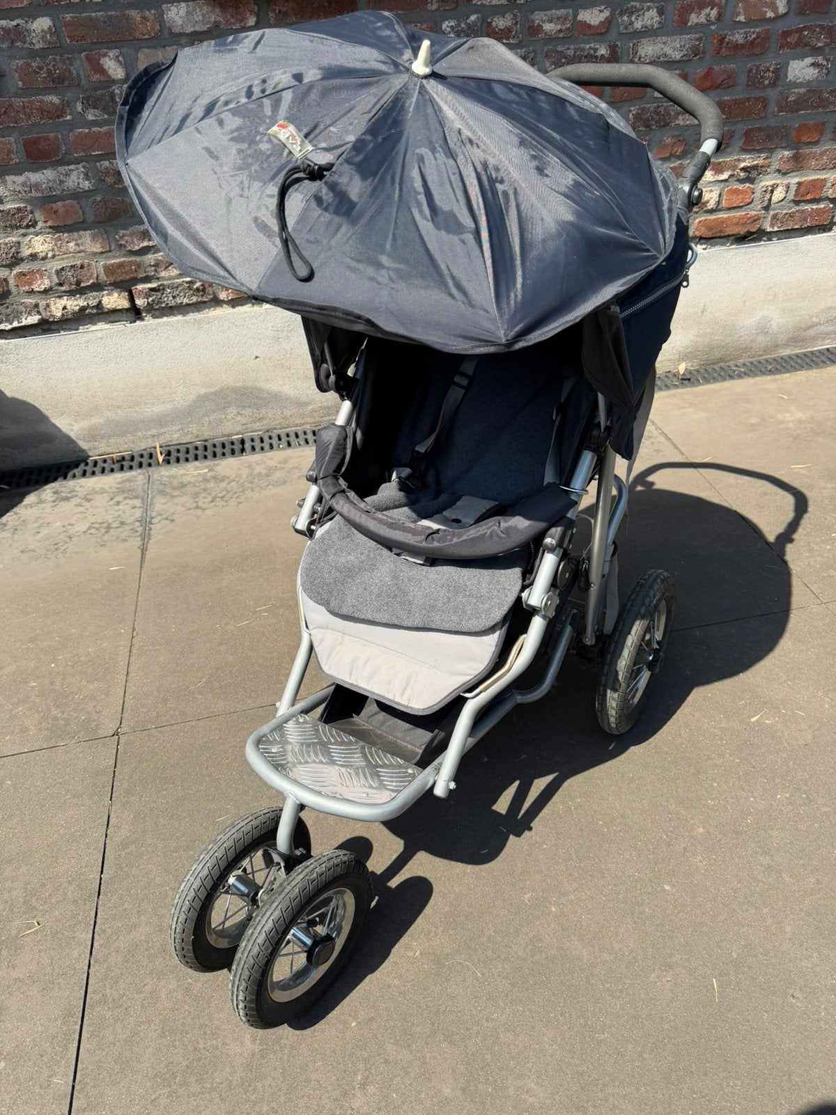 Kinderwagen kompleet met bak, deken, voetenzak parasol etc, Combiwagen, Ophalen, Overige merken, Verstelbare duwstang