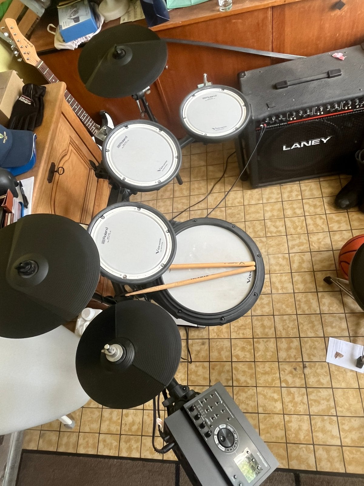 Elektrische drum Roland TD-17, Ophalen, Zo goed als nieuw, Roland