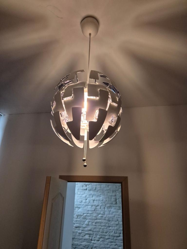 Ikea bol luster, Ophalen