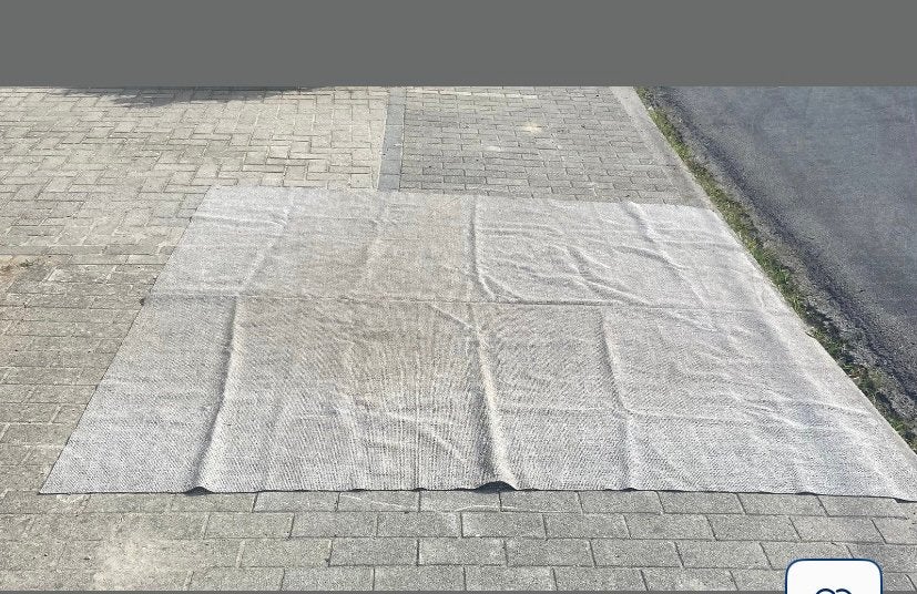 Grondzeil grondzijl 250 cm bij 250 cm, Caravans en Kamperen, Ophalen, Zo goed als nieuw