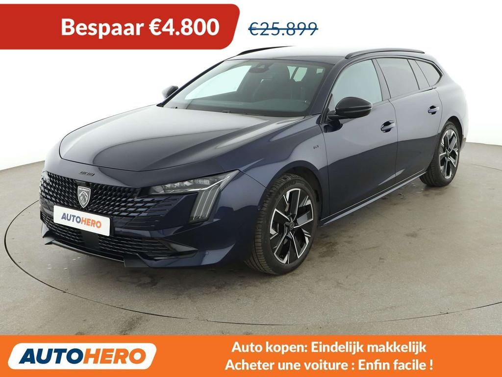 Peugeot 508 1.2 PureTech GT (bj 2024, automaat), Auto's, Peugeot, Gebruikt, 1199 cc, Blauw, 96 kW