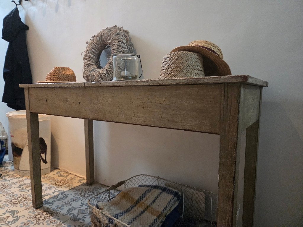 Landelijke muurtafel, Huis en Inrichting, Ophalen, Gebruikt, 100 tot 150 cm, Landelijk