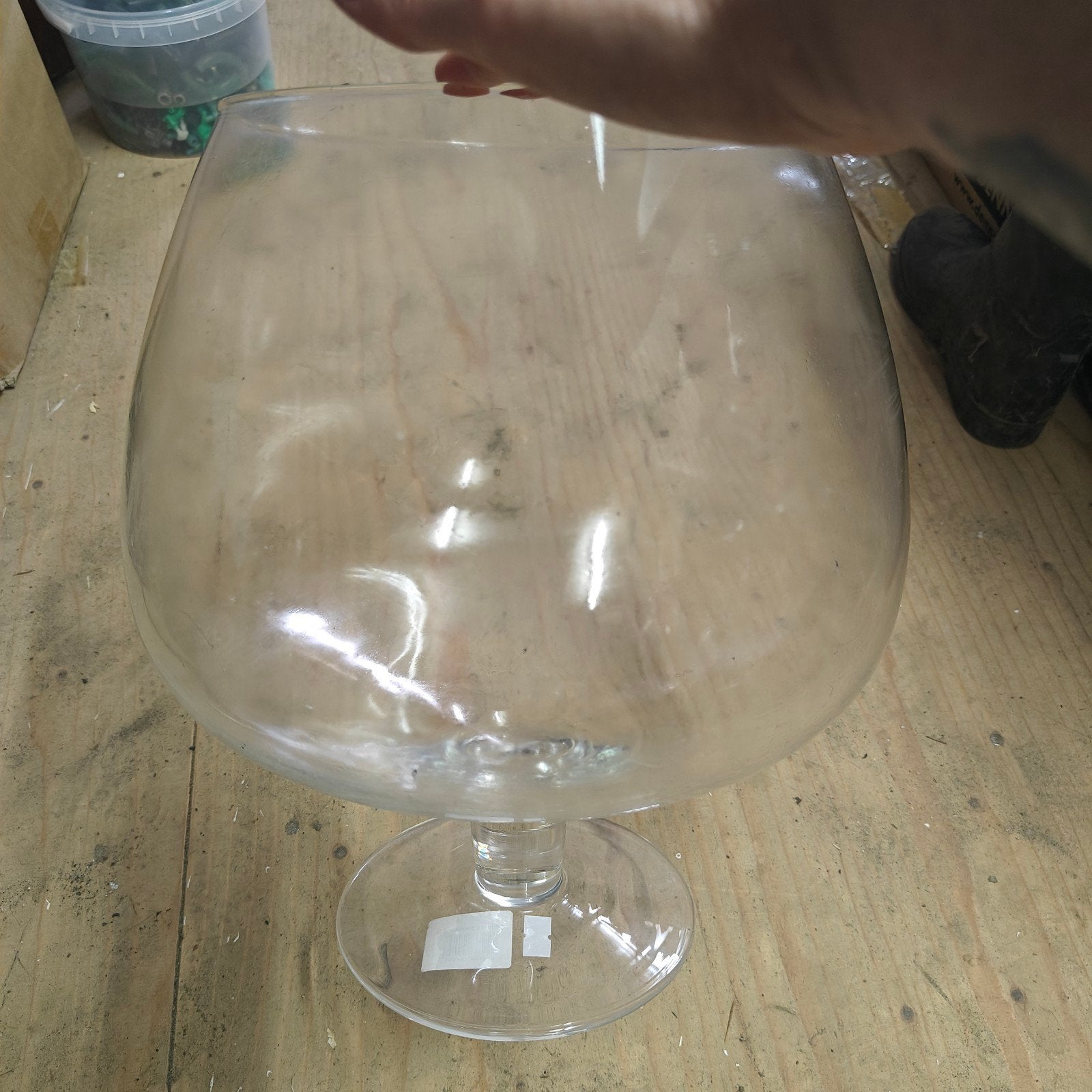 Nieuw cognac glas ook te gebruiken als vissenkom, Enlèvement, Neuf, Bocal à poissons