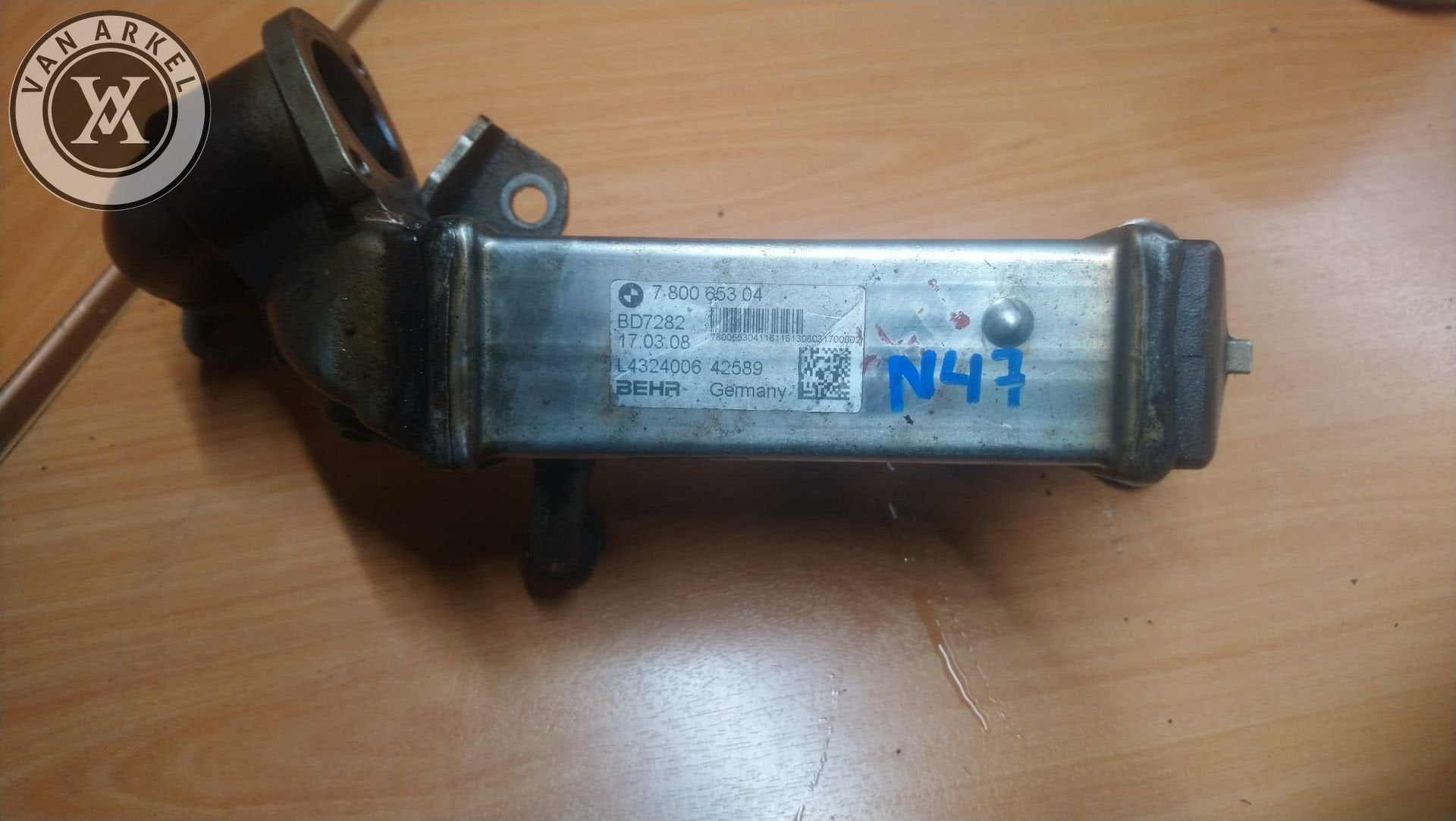bmw egr koeller n47 m57 7800653, Gebruikt, -, -, Ophalen of Verzenden