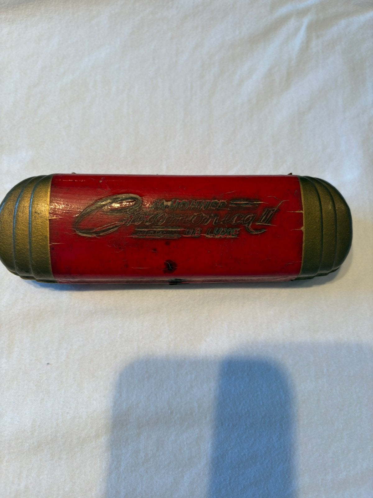 Hohner Chromonica van voor 1937 met origineel doosje, Muziek en Instrumenten, Gebruikt, Ophalen of Verzenden, Met koffer of doosje