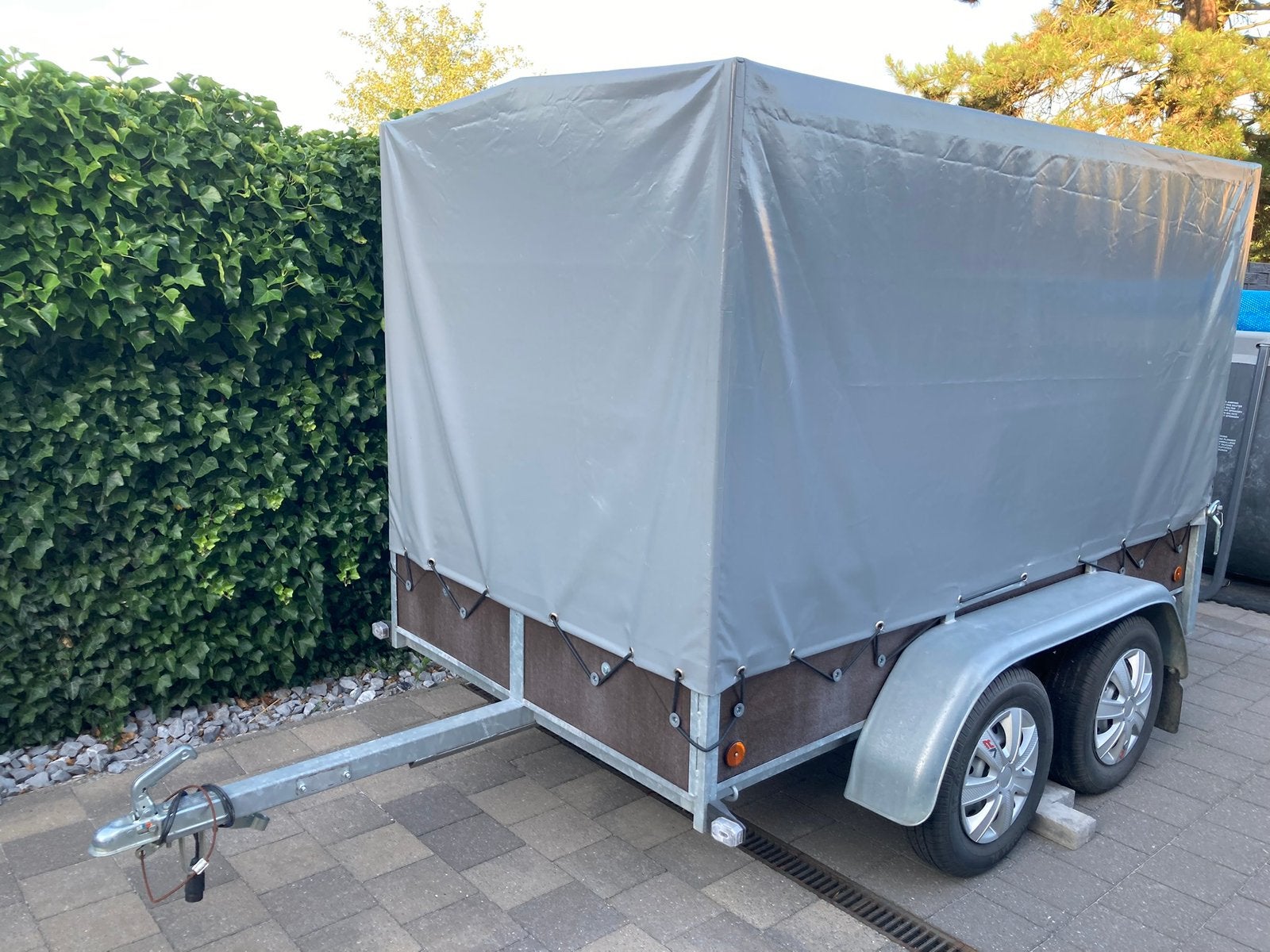 Aanhangwagen mtm 750kg  met huif coc, Ophalen, Zo goed als nieuw
