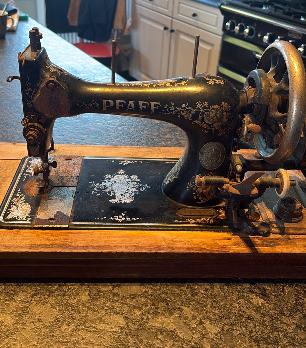 Pfaff naaimachine, Antiek en Kunst, Ophalen of Verzenden