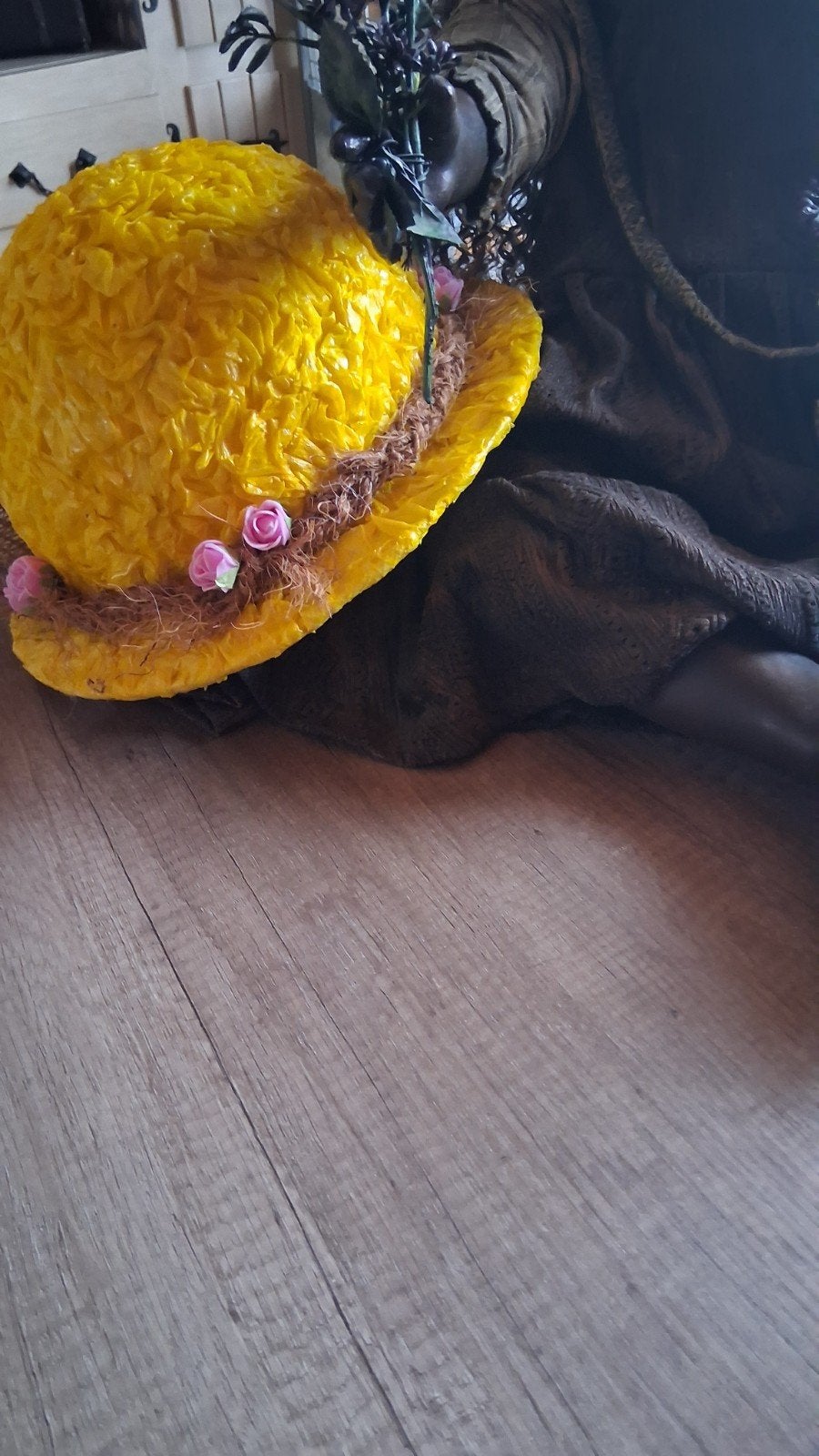 decoratie hoed, Enlèvement, Jaune