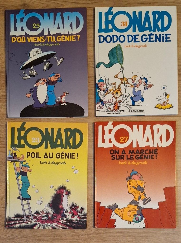 COLLECTION BD LEONARD EO, Livres, Plusieurs BD, Enlèvement ou Envoi, Comme neuf, Turk & De Groot.