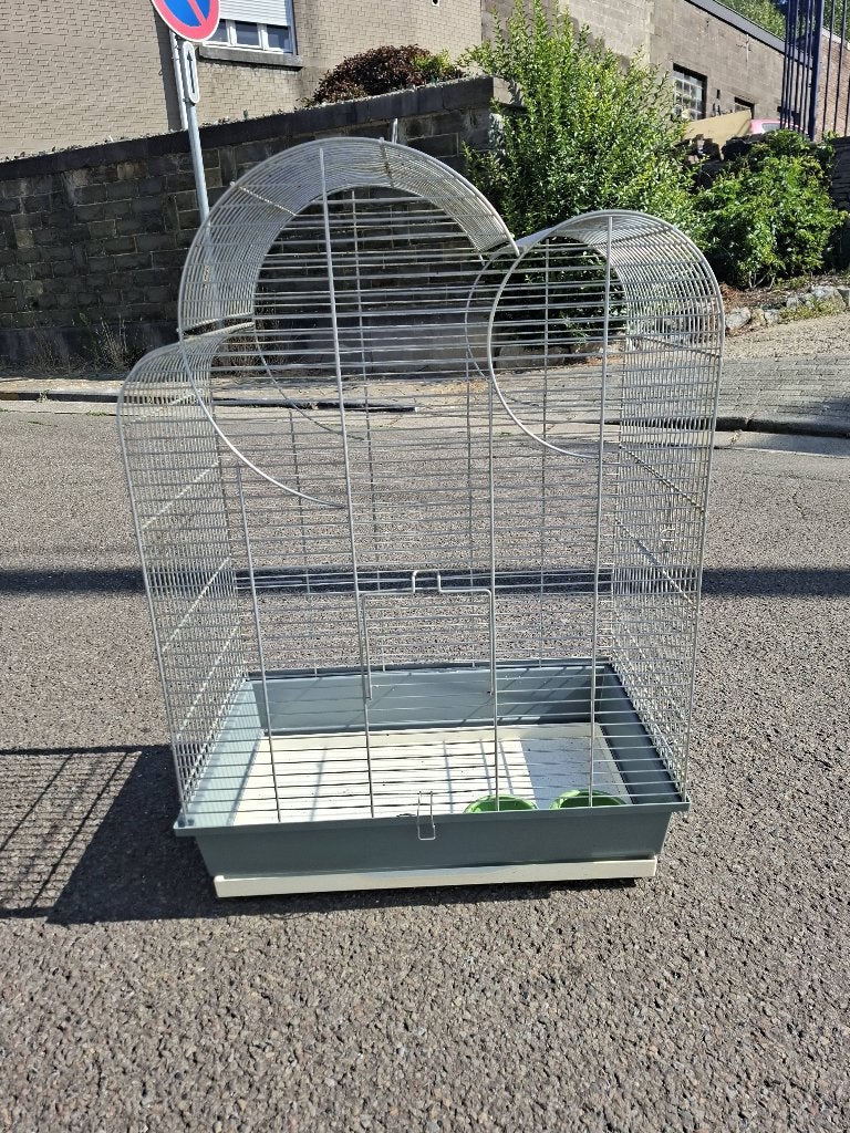 Cage oiseau, Enlèvement, Utilisé, Métal