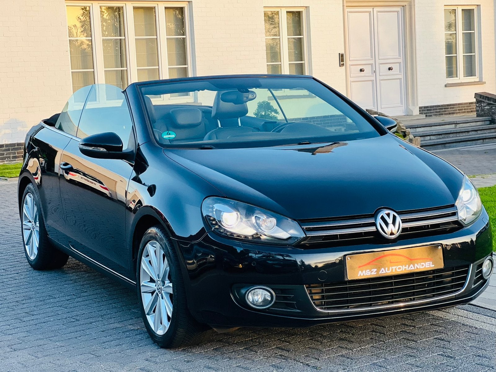 VW GOLF 6 CABRIO // 1.4 TSI // 65.000 Km // XENON // NAVI, Euro 5, Cabriolet, Zwart, Bedrijf