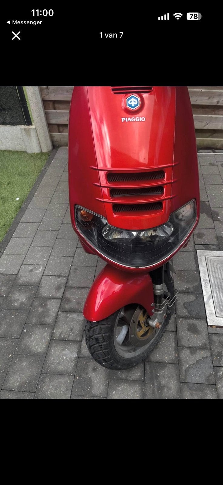 Piaggio skipper lx, Ophalen, Zo goed als nieuw