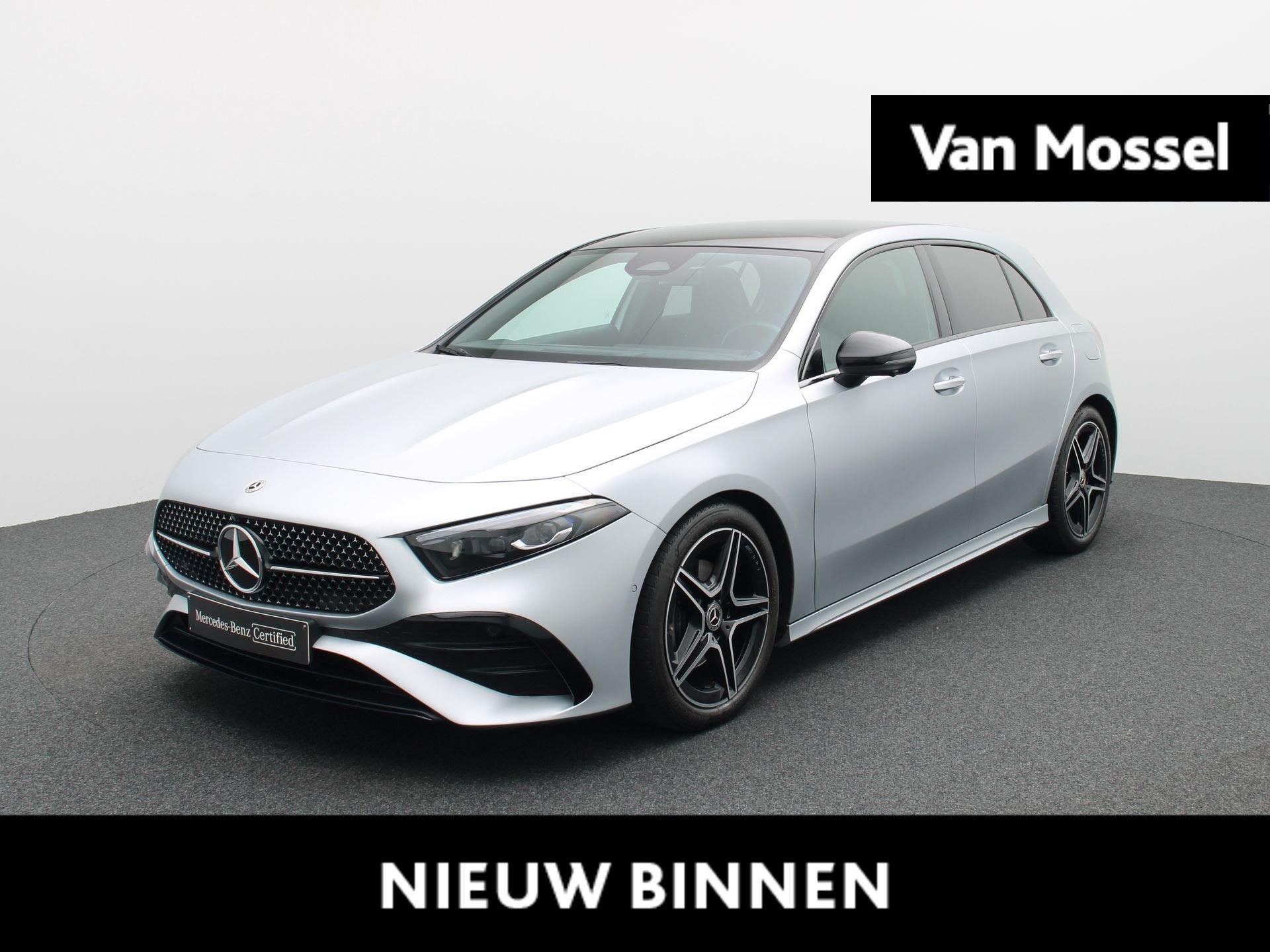 Mercedes-Benz A 180 AMG Line + FULL PPF + HEAD UP + MULTIBEA, Auto's, Mercedes-Benz, Dealer onderhouden, Stof, 4 cilinders, 136 pk