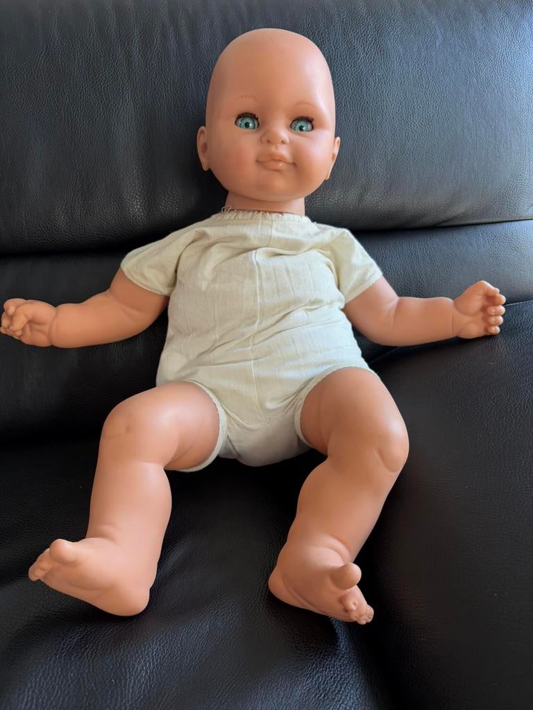 Vintage pop migliorati 54cm, Verzamelen, Poppen, Ophalen, Gebruikt, Babypop