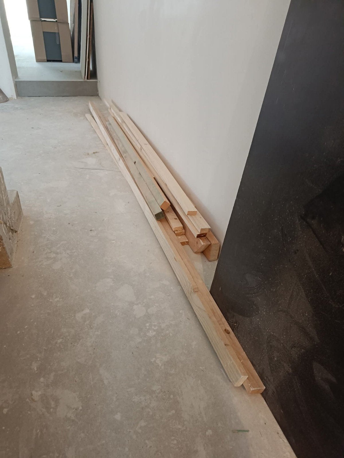 Houtlatten te koop, Ophalen