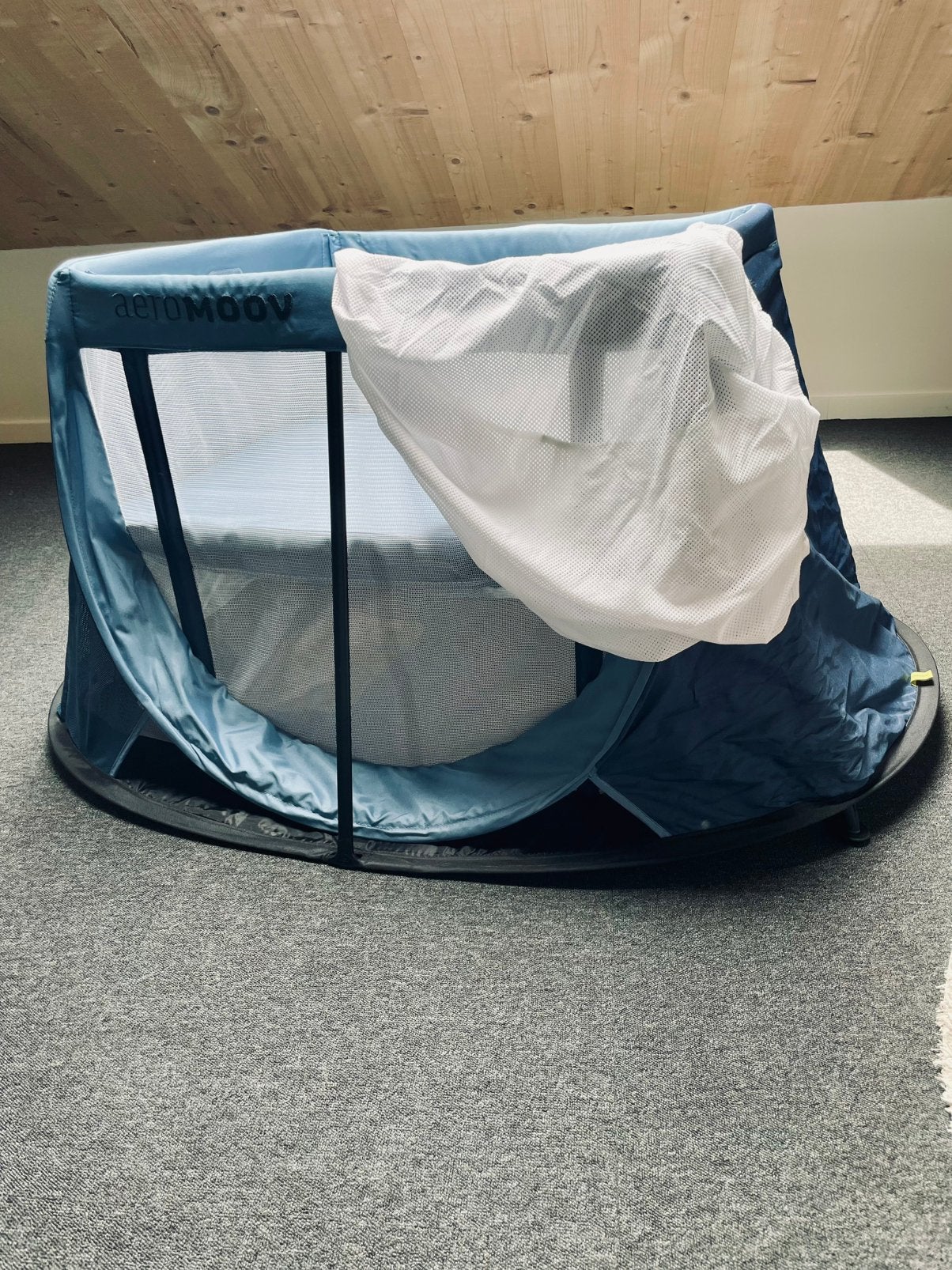 Aeromoov reisbed + aerosleep hoeslaken, Enlèvement, Comme neuf